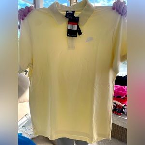 Light yellow Nike golf polo. Brand new!